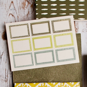 SMALL SELF ADHESIVE LABELS | 18