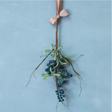 FAUX WILD BLUEBERRY SPRIG