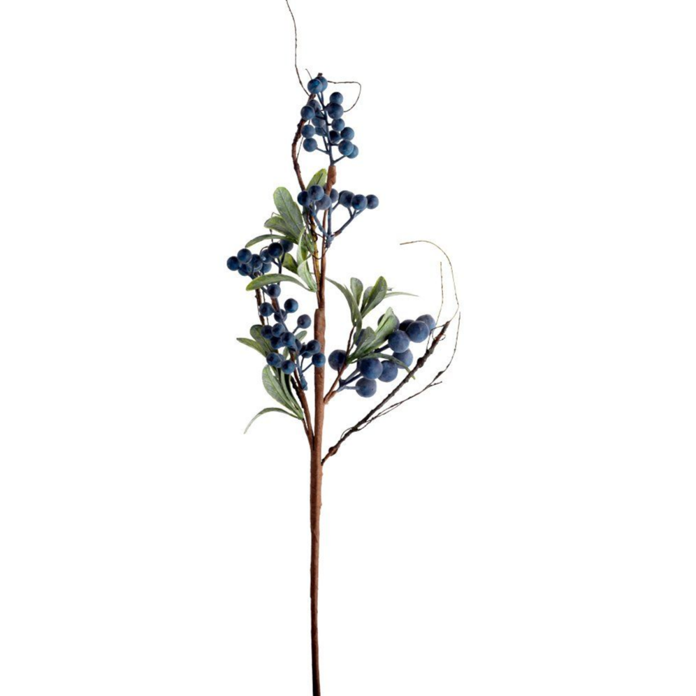 FAUX WILD BLUEBERRY SPRIG