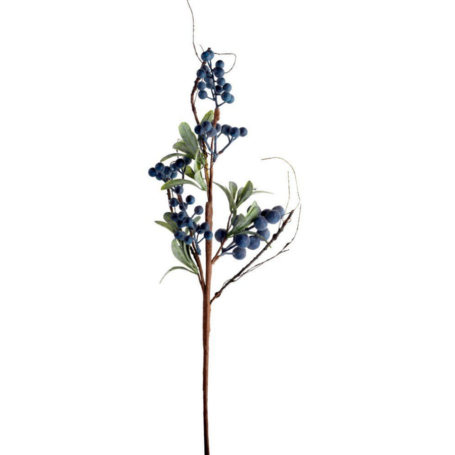 FAUX WILD BLUEBERRY SPRIG