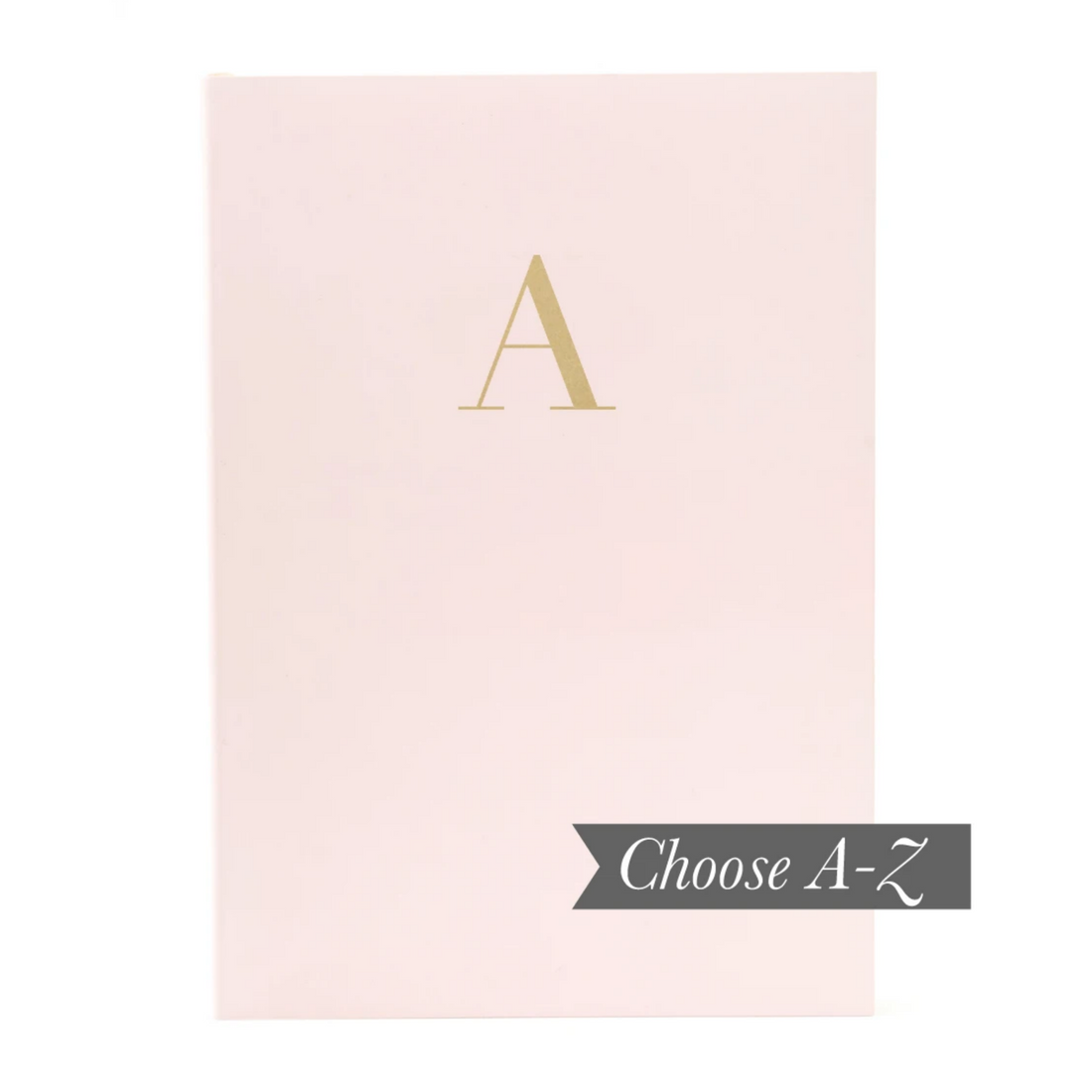 MONOGRAM A5 NOTEBOOK | CHAMPAGNE PINK