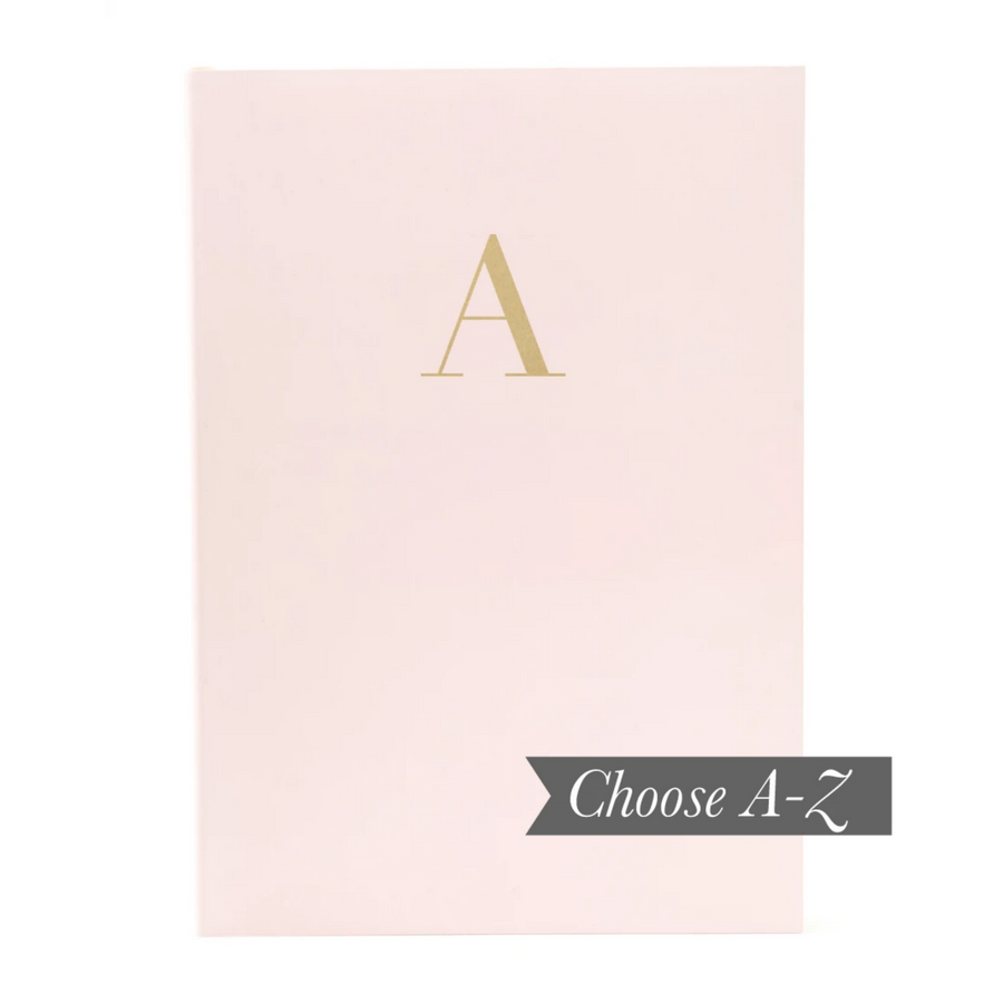 MONOGRAM A5 NOTEBOOK | CHAMPAGNE PINK
