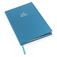 WORDSMITH A5 PEACOCK NOTEBOOK | TAKE NOTE
