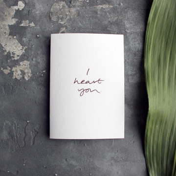 CARD | I HEART YOU