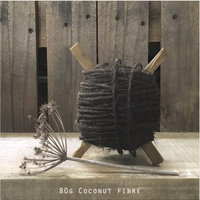 BLACK COCONUT FIBRE STRING SQUARE
