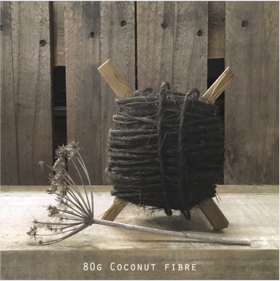 BLACK COCONUT FIBRE STRING SQUARE
