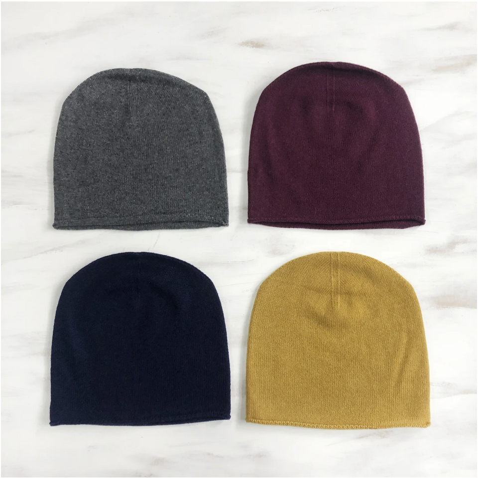 SOFT MERINO UNISEX SLOUCH BEANIE HAT