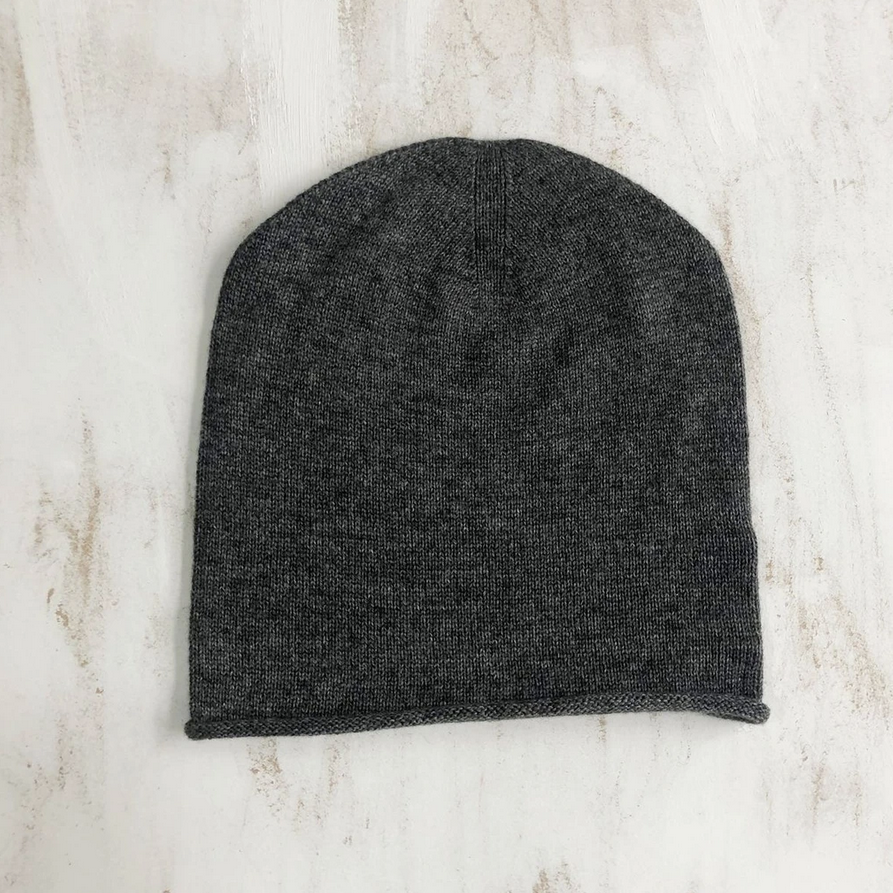 SOFT MERINO UNISEX SLOUCH BEANIE HAT