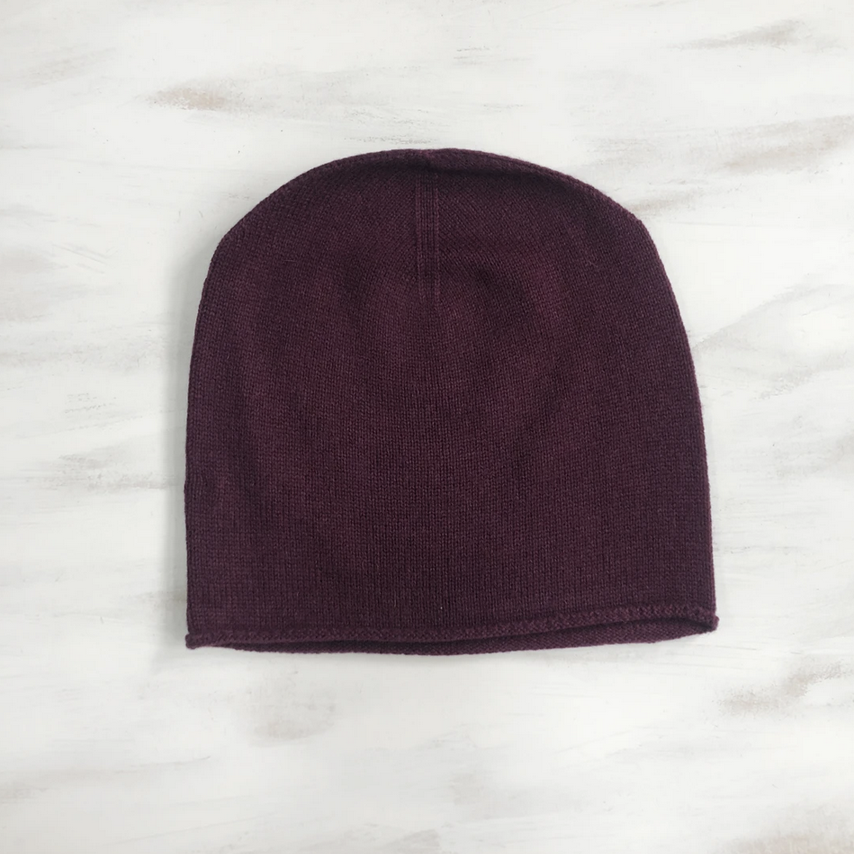 SOFT MERINO UNISEX SLOUCH BEANIE HAT