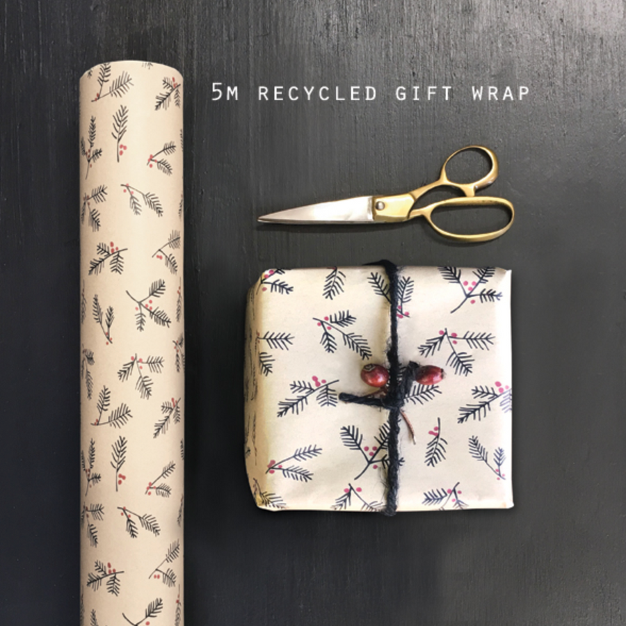 5M KRAFT WRAP | BERRY BRANCHES