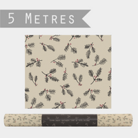 5M KRAFT WRAP | BERRY BRANCHES