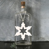 PORCELAIN DECORATION | OUTLINE SNOWFLAKE