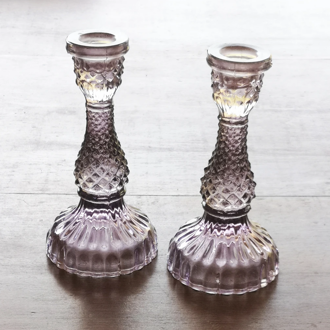 GLASS CANDLE HOLDER TILDA | HEATHER