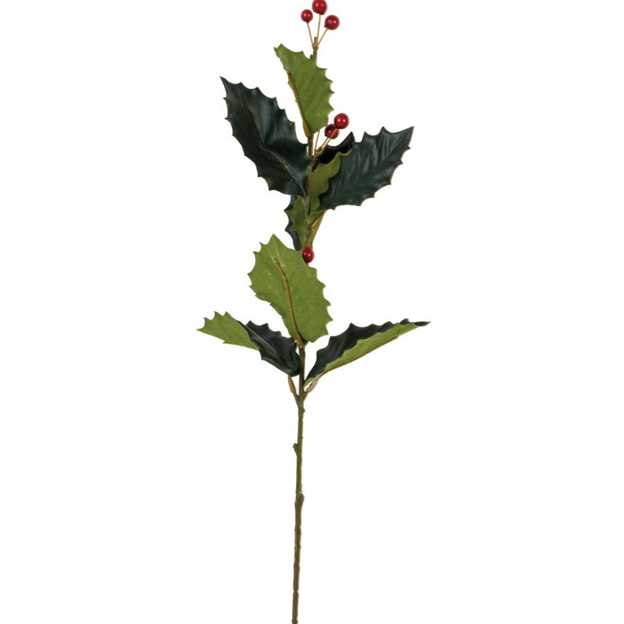 FAUX HOLLY STEM