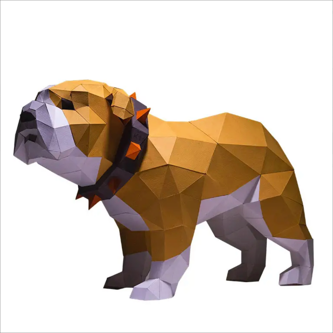 3D PAPERCRAFT WALL ART DIY KIT | BULLDOG