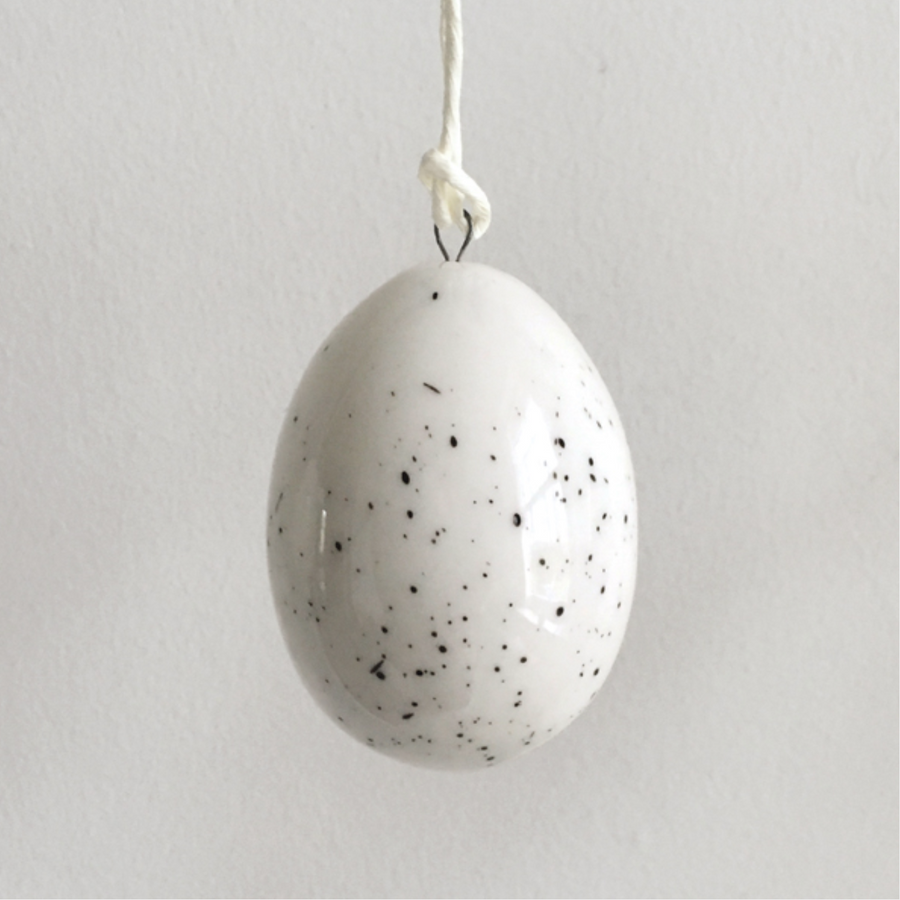 PORCELAIN EGG DECORATION | BIRD SPECKLES