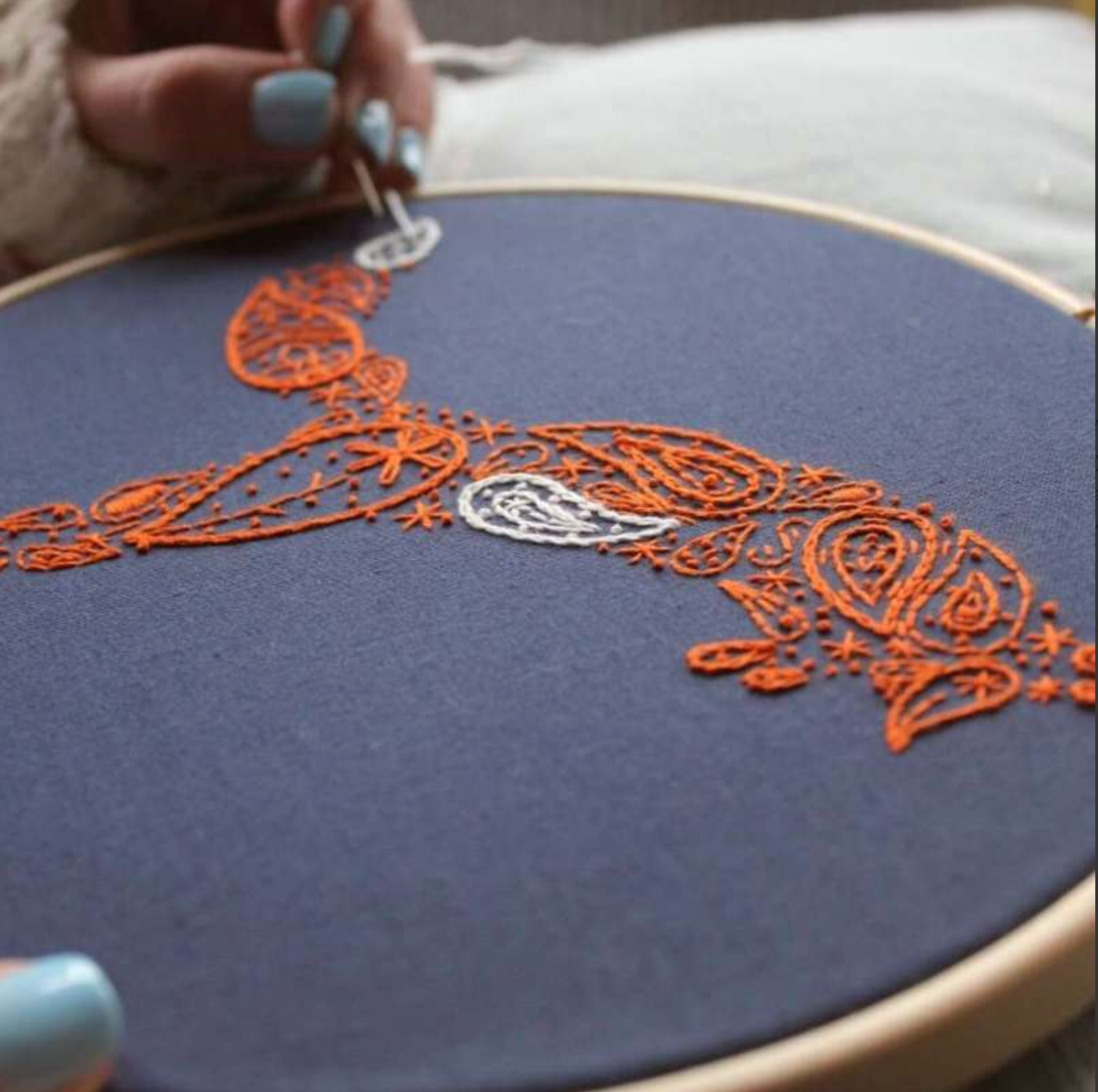 HOOP EMBROIDERY KIT | FOX – Stuff & Co