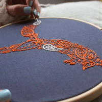 HOOP EMBROIDERY KIT | FOX