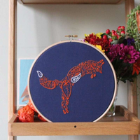 HOOP EMBROIDERY KIT | FOX