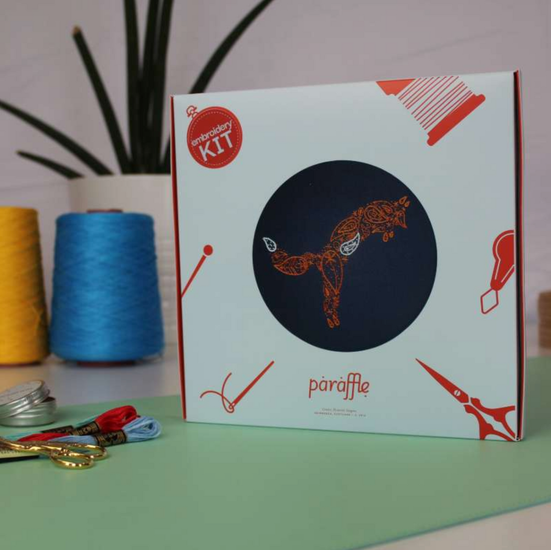 HOOP EMBROIDERY KIT | FOX