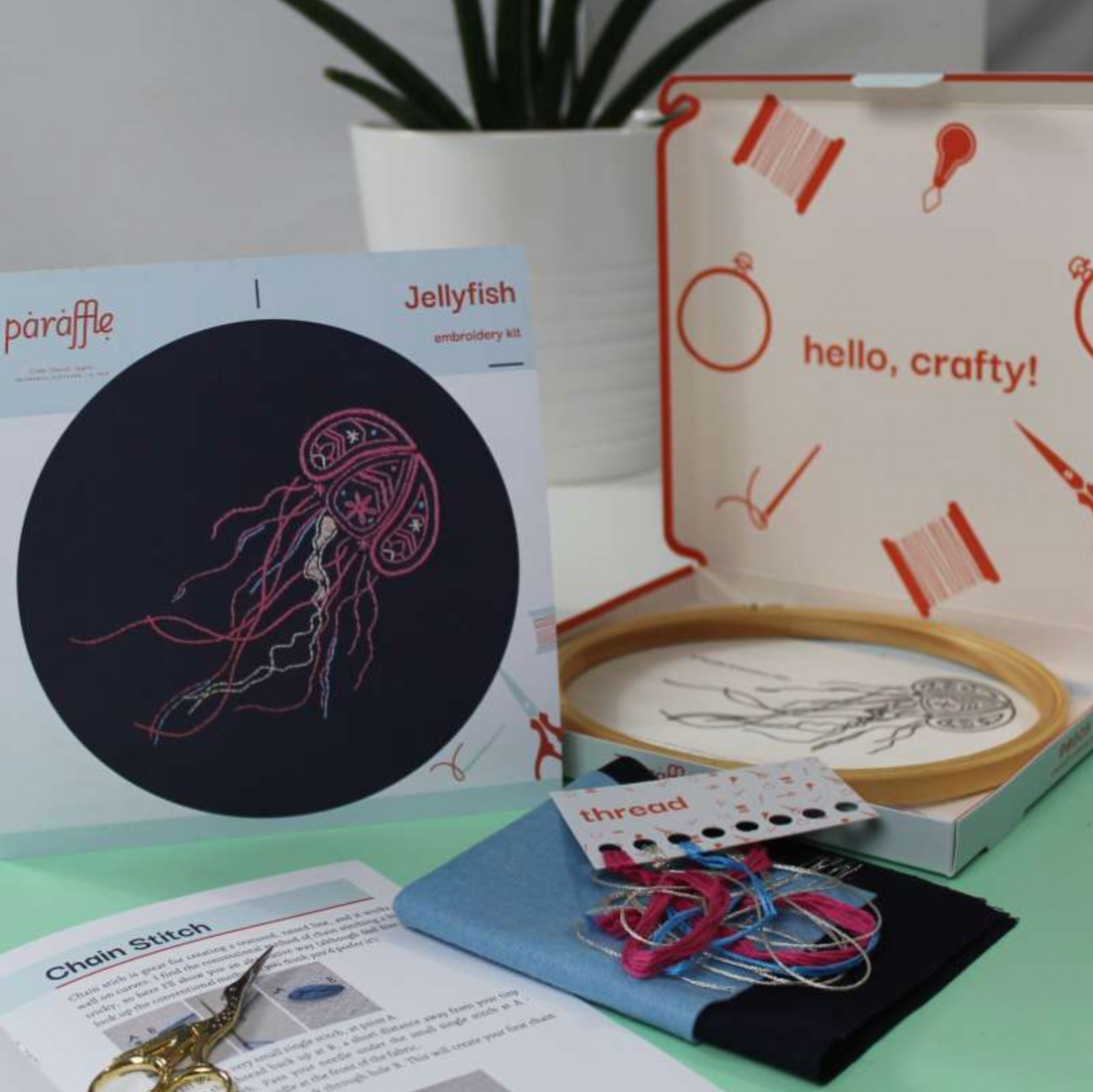 Jellyfish Embroidery Kit