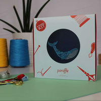 HOOP EMBROIDERY KIT | WHALE