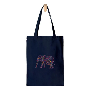 TOTE BAG EMBROIDERY KIT | ELEPHANT