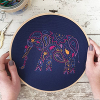 TOTE BAG EMBROIDERY KIT | ELEPHANT