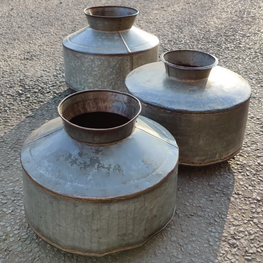 GALVANISED MATKI POT