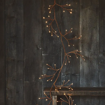 SOLAR IVY FAIRY LIGHTS | BROWN