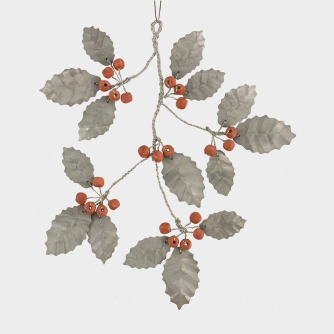 METAL HOLLY BUNCH