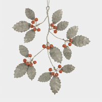 METAL HOLLY BUNCH