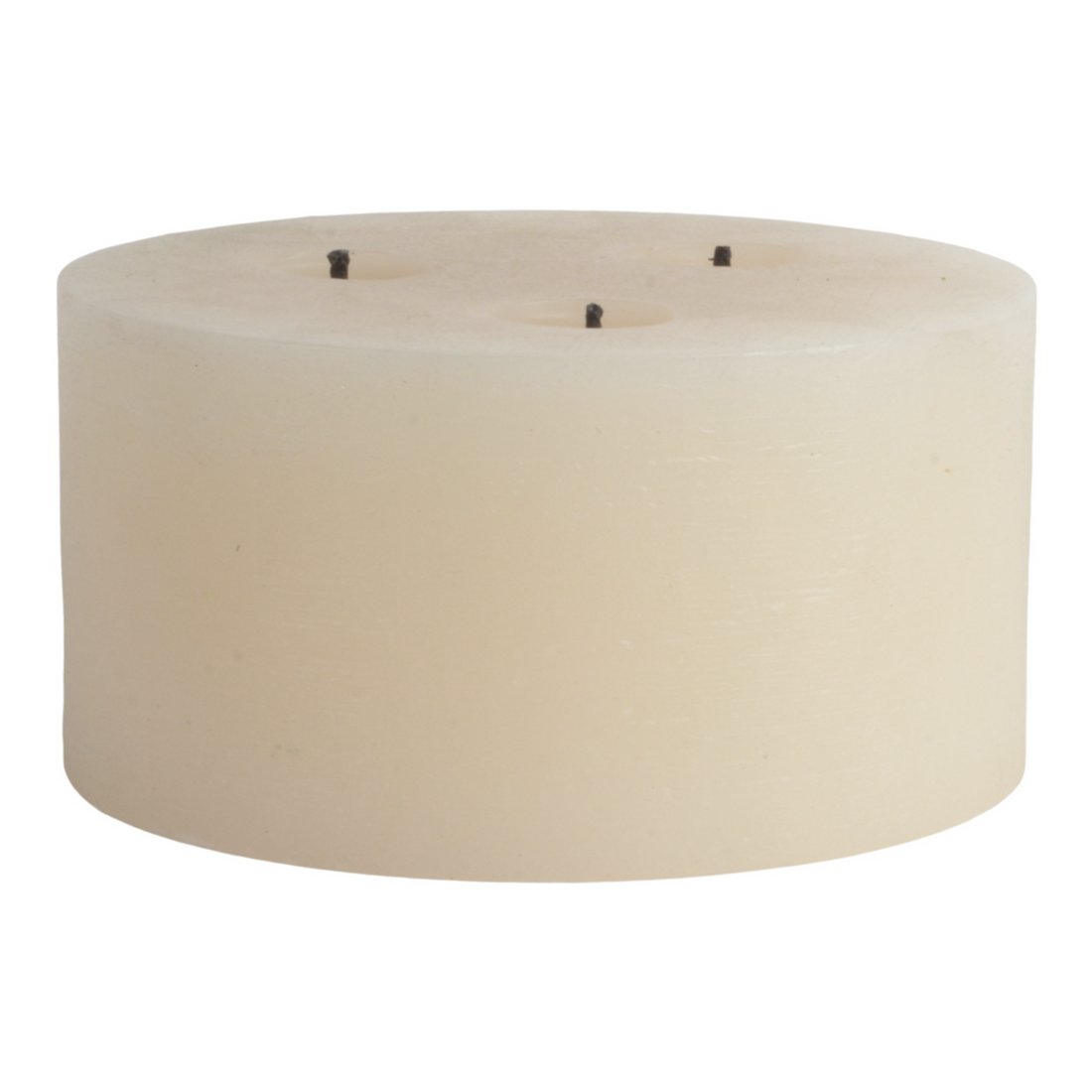 RUSTIC PILLAR 3 WICK CANDLE | IVORY