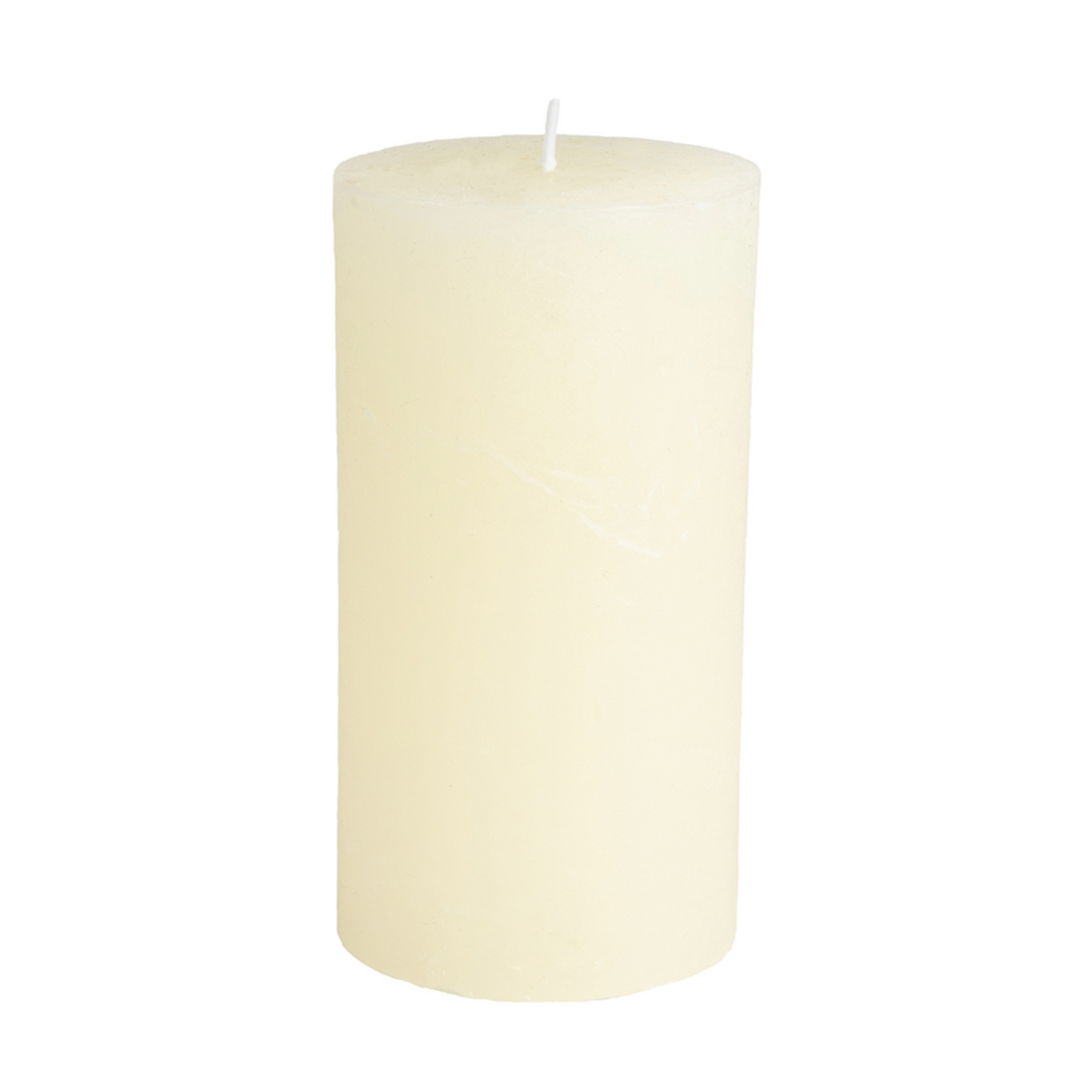 RUSTIC PILLAR CANDLE | IVORY