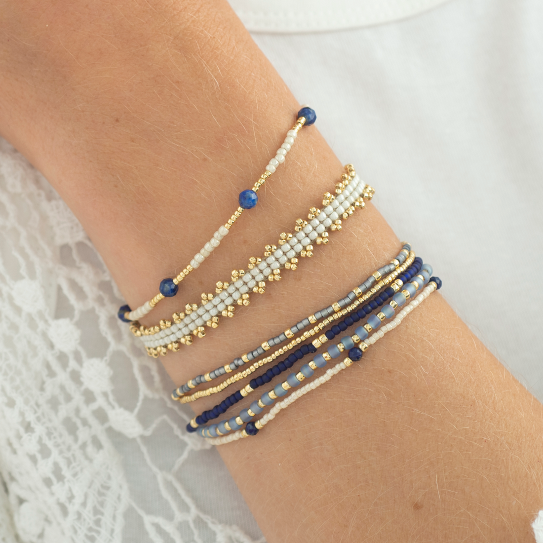 WARRIOR LAPIS LAZULI BRACELET