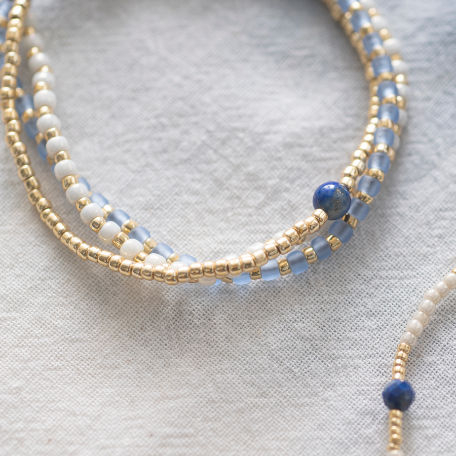 WARRIOR LAPIS LAZULI BRACELET