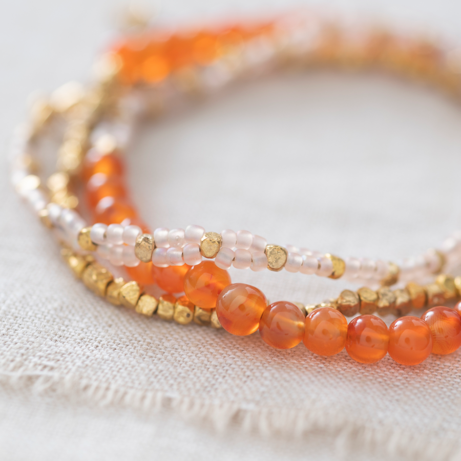 LOVING CARNELIAN BRACELET