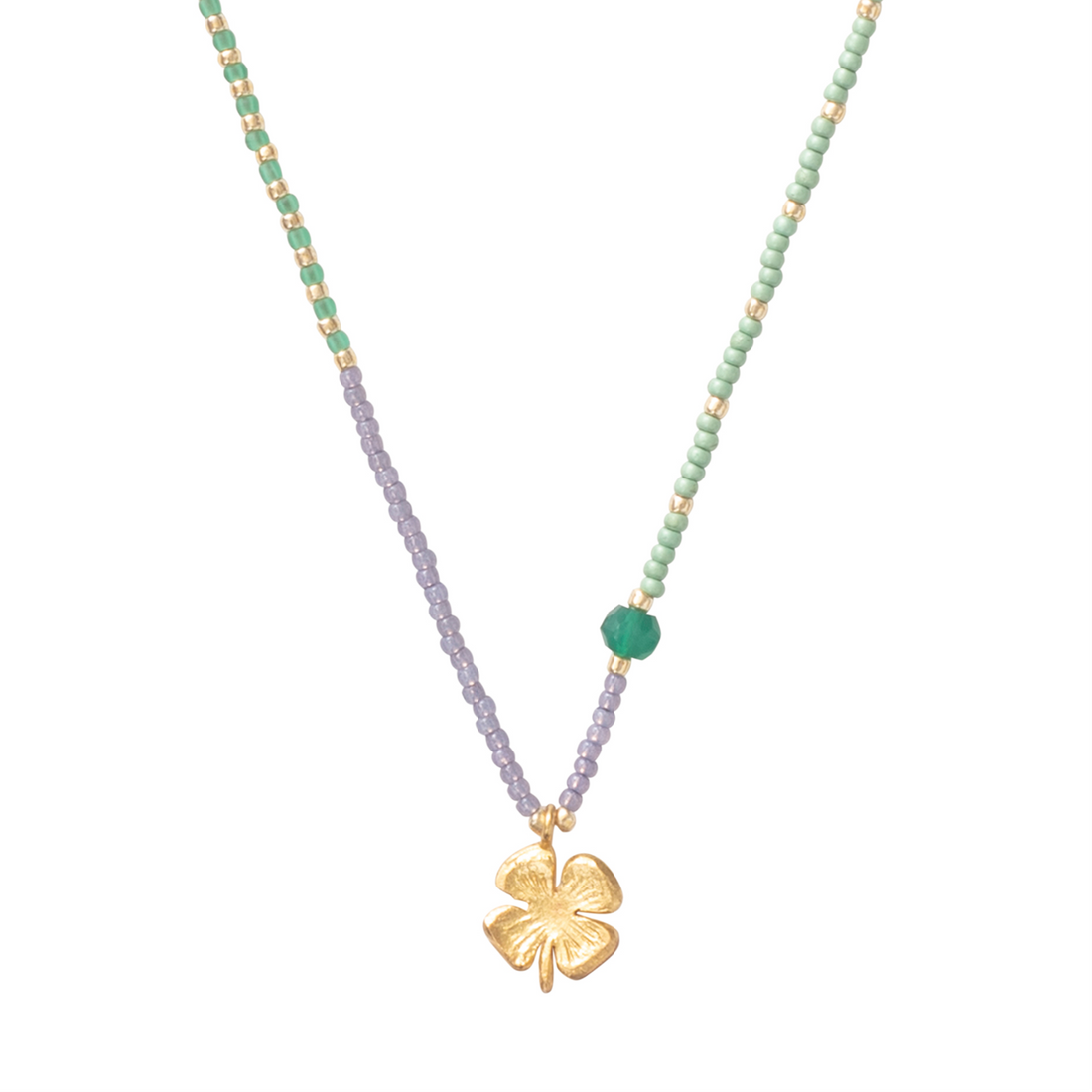 FEEL AVENTURINE GOLD NECKLACE | BRACELET