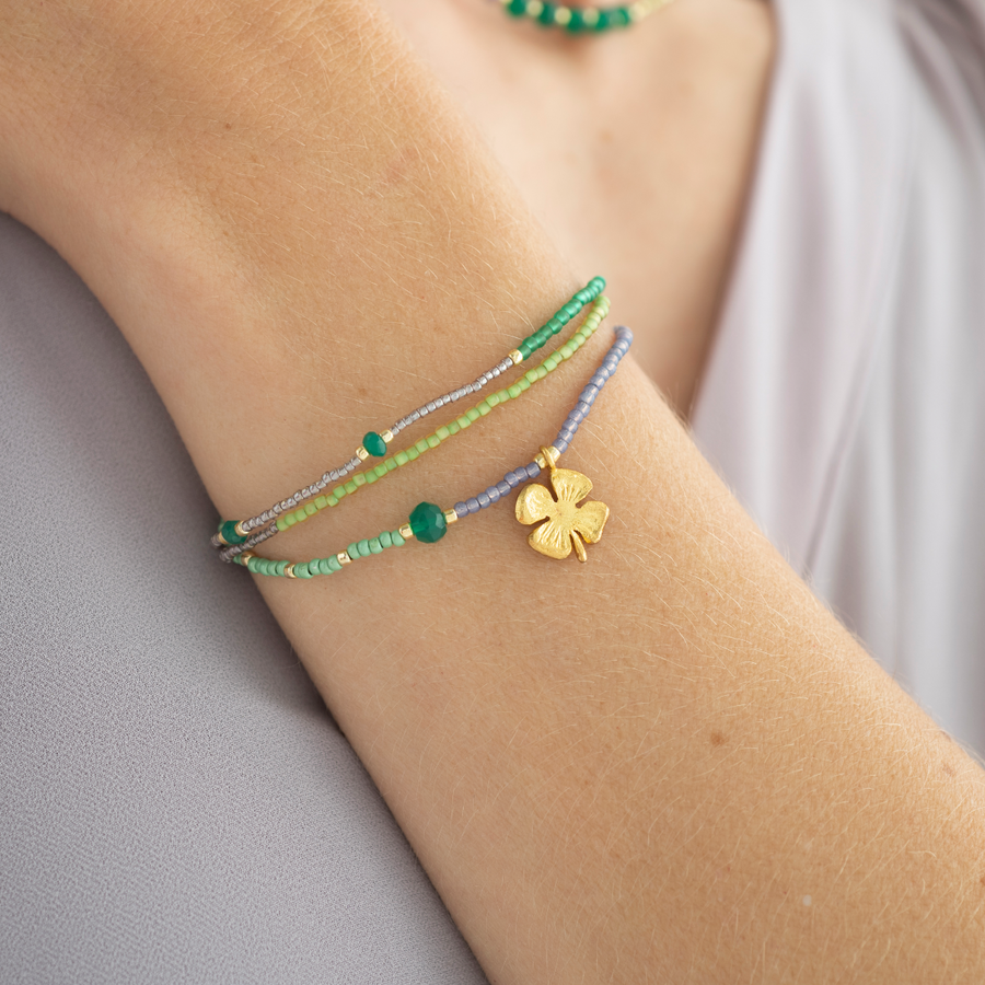 FEEL AVENTURINE GOLD NECKLACE | BRACELET