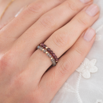 DEDICATED LABRADORITE RING