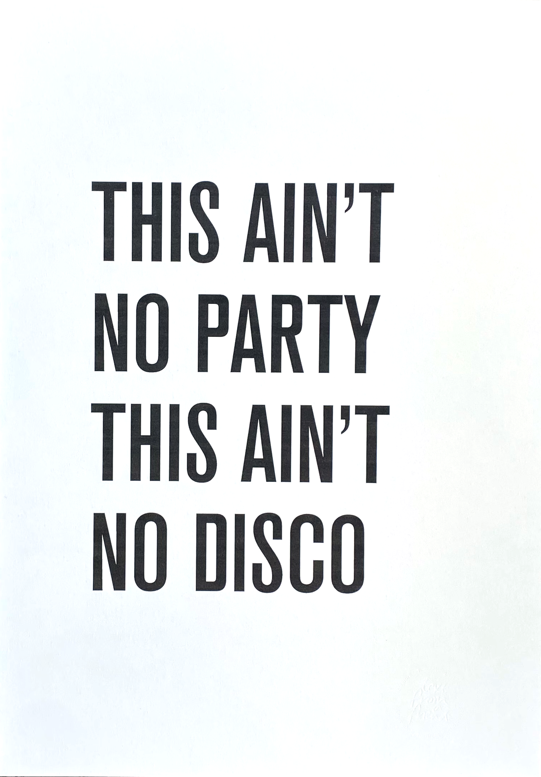 A3 MUSIC LYRICS | THIS AIN'T NO PARTY