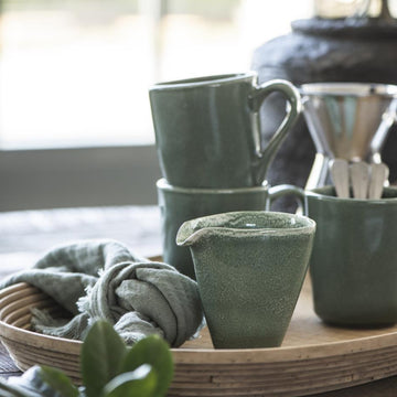 MINI PITCHER JUG WITH SPOUT | GREEN DUNES