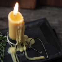 DARK RUST CANDLE HOLDER BOX