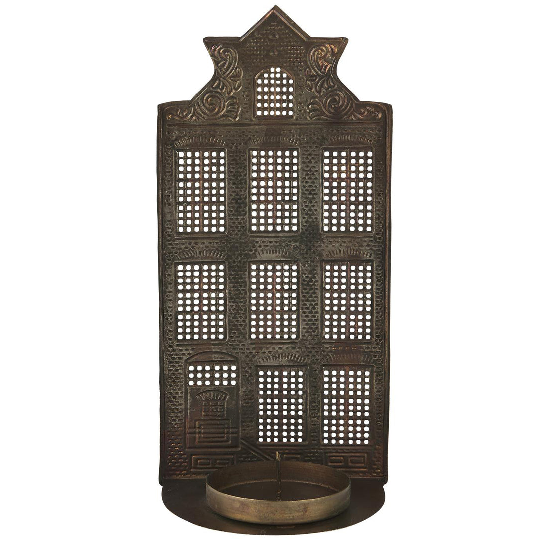 DECORATIVE METAL HOUSE CANDLE HOLDER | 3 DESIGNS