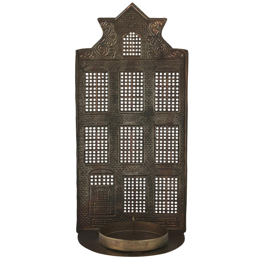 DECORATIVE METAL HOUSE CANDLE HOLDER | 3 DESIGNS