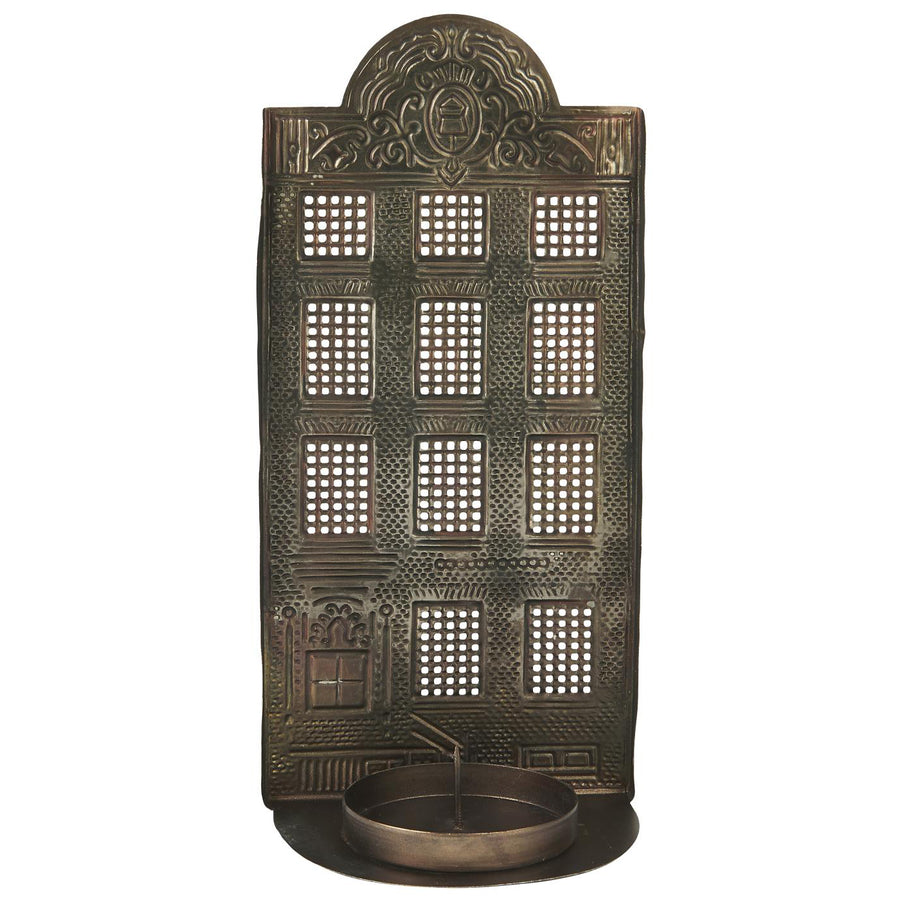 DECORATIVE METAL HOUSE CANDLE HOLDER | 3 DESIGNS