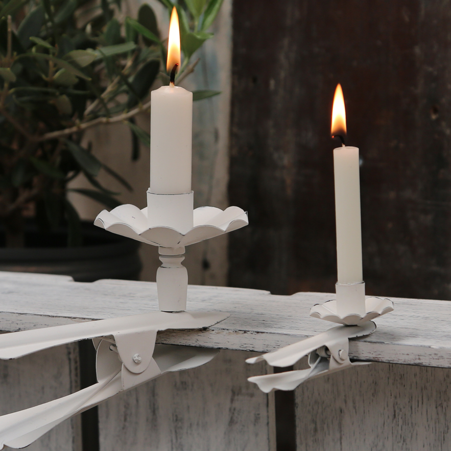 CLIP ON CANDLE HOLDER