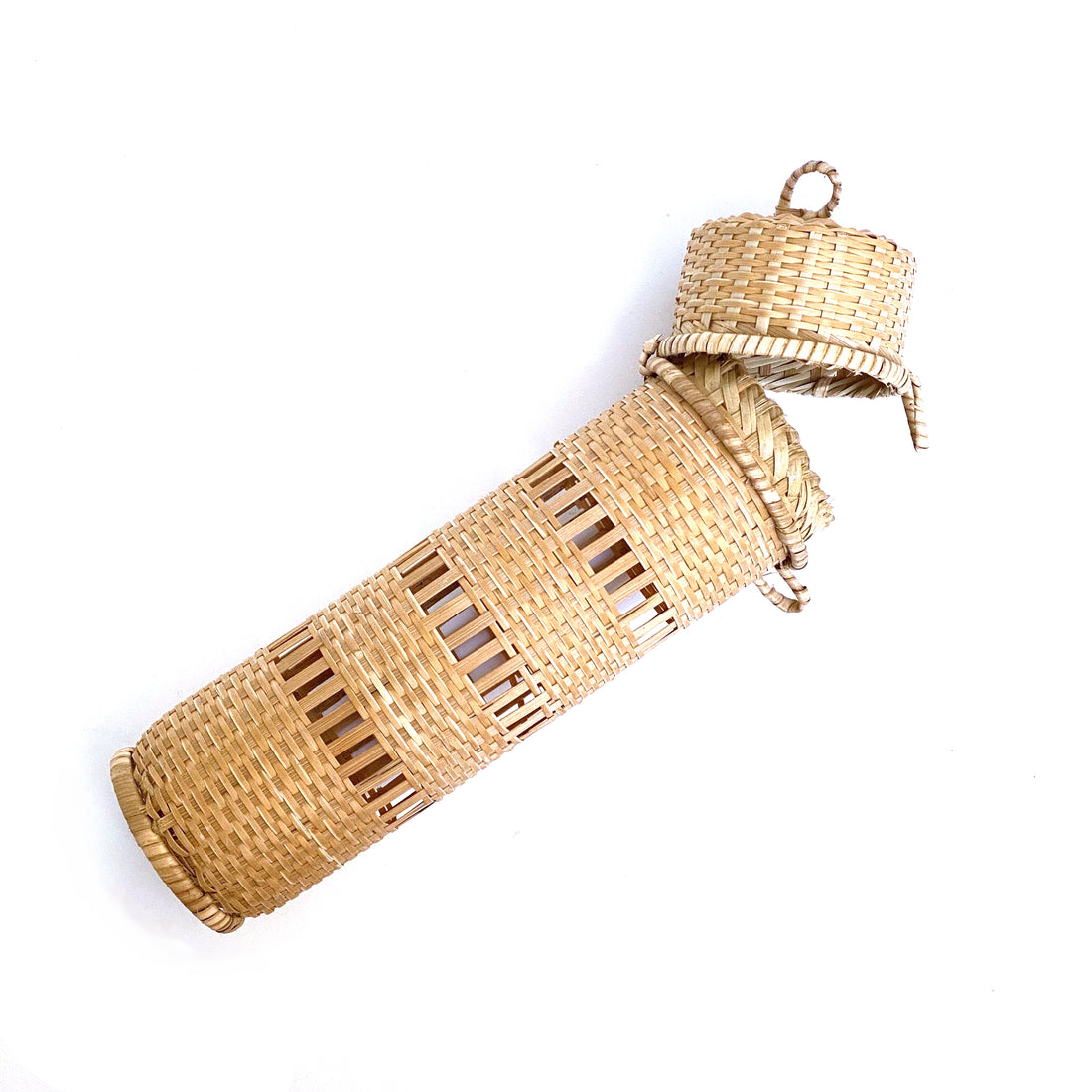 WOVEN LIDDED TUBULAR CASE