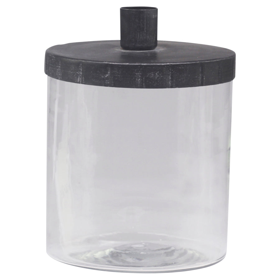 CANDLE HOLDER WITH LID