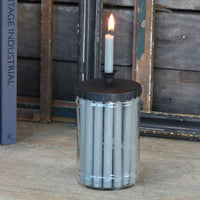 CANDLE HOLDER WITH LID
